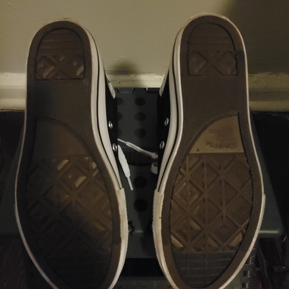 Converse Kids Black High-Top Sneakers - Picture 7 of 8